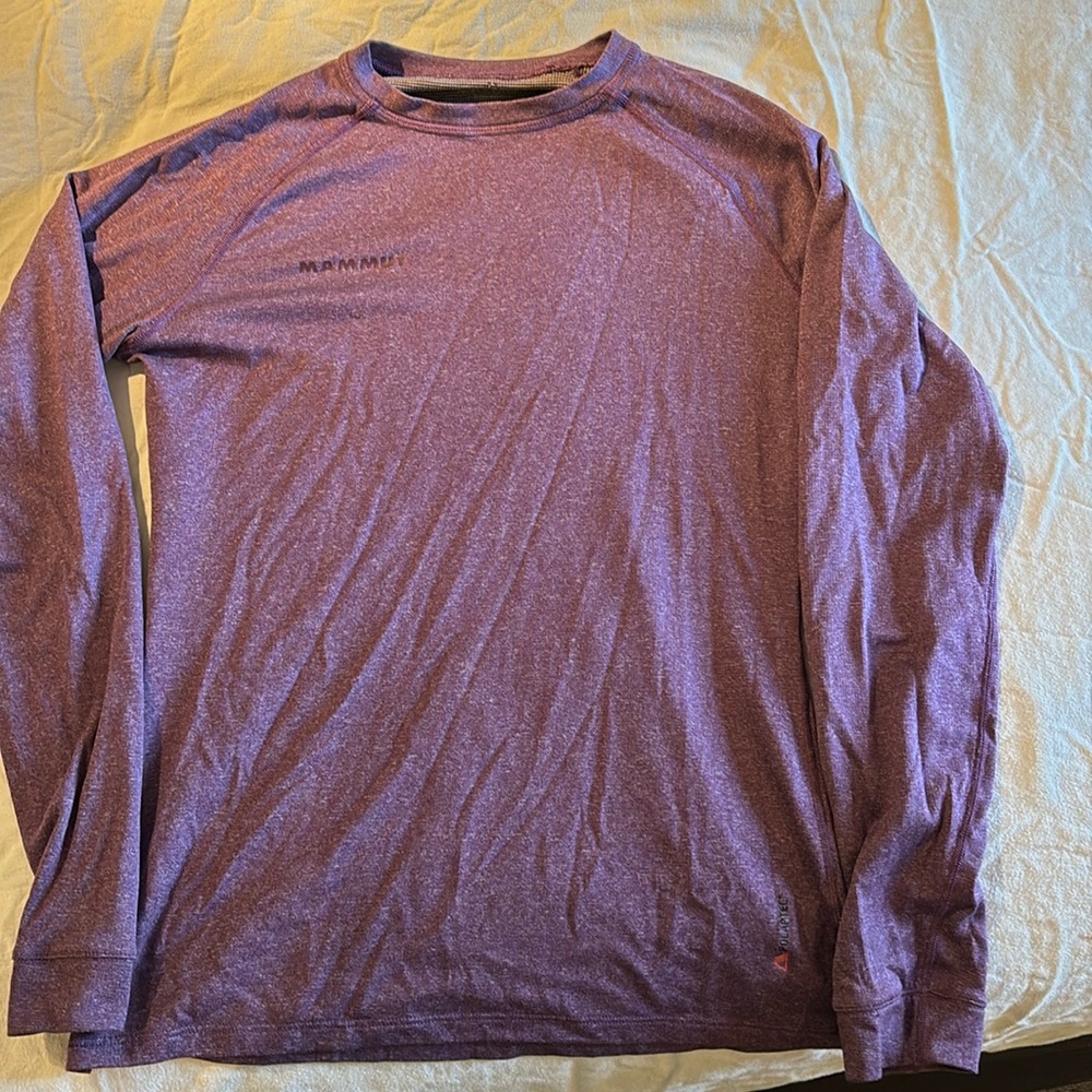 Mammut base layer top. Purple.